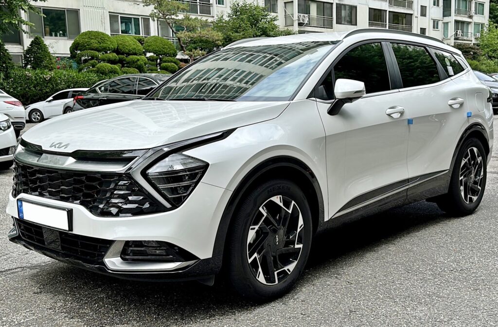 Корейский автомобиль Kia Sportage — маршрут Корея